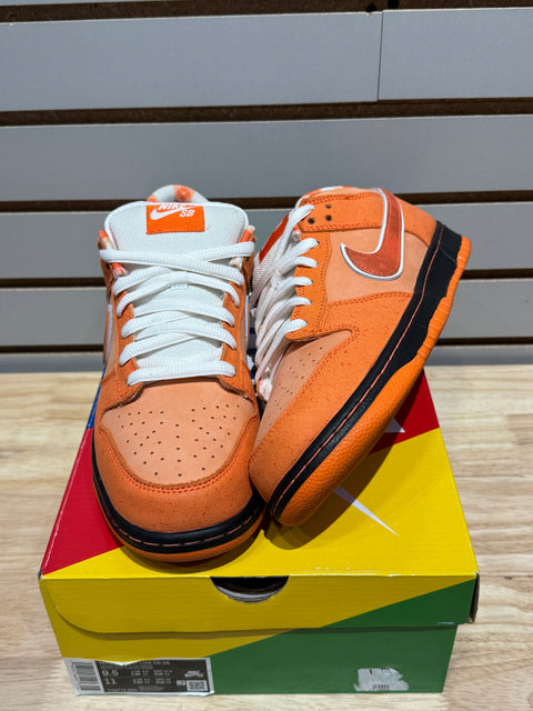 Nike SB Dunk Low Concepts Orange Lobster Sz 9.5