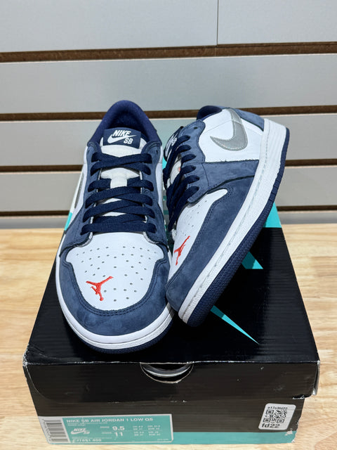 Jordan 1 Low SB Midnight Navy Sz 9.5