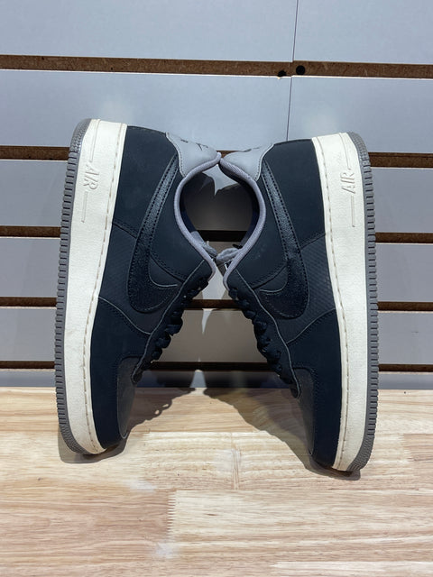 Nike Air Force 1 Low '07 LV8 Black Flat Pewter Sz 9.5