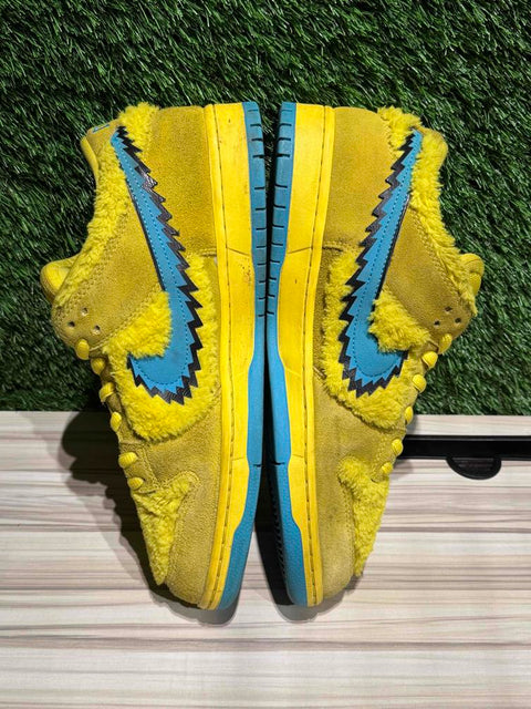 Nike SB Dunk Low Grateful Dead Bears Opti Yellow Sz 12