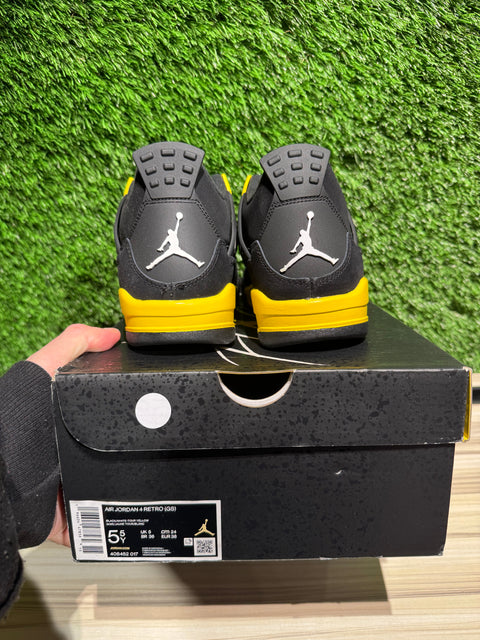 Jordan 4 Retro Thunder (2023) (GS) Sz 5.5Y