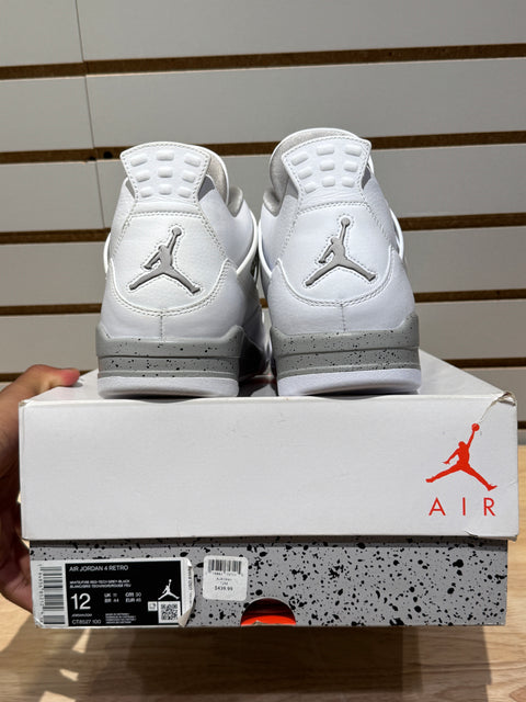 Jordan 4 Retro White Oreo (2021) Sz 12