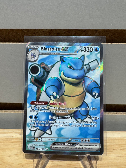 Blastoise ex - 184/165 - Pokemon SV: Scarlet & Violet 151 (MEW)