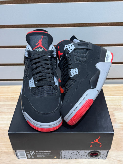 Jordan 4 Retro Bred (2019) Sz 10