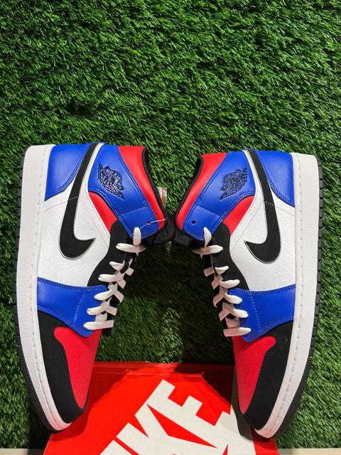 Jordan 1 Mid Top 3 Sz 12.5M