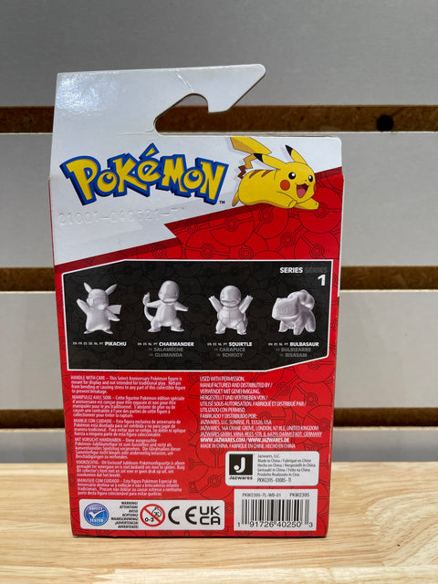 Pokémon Charmander 25th Anniversary Silver Figure Starters Series 1