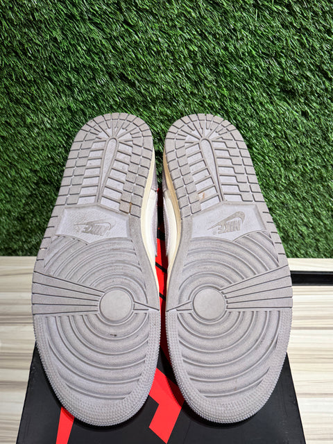 Jordan 1 Retro Low OG Atmosphere Grey Sz 11.5M