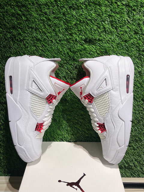Jordan 4 Retro Metallic Red Sz 10M