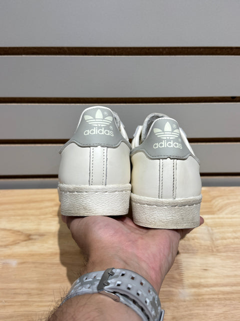 adidas Superstar 82 Cloud White Metal Grey Sz 9.5
