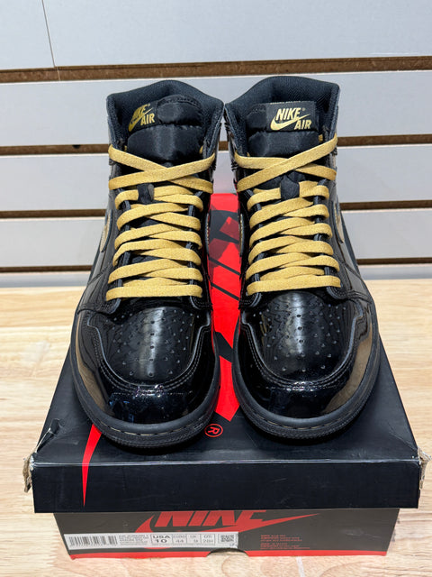 Jordan 1 Retro High Black Metallic Gold (2020) Sz 10