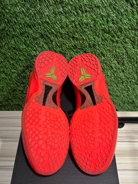 Nike Kobe 6 Protro Reverse Grinch Sz 9.5