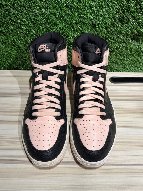 Jordan 1 Retro High Black Crimson Tint Sz 12M.