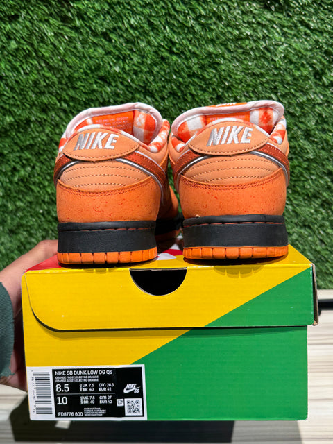 Nike SB Dunk Low Concepts Orange Lobster Sz 8.5