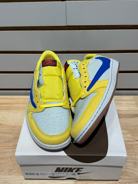 Jordan 1 Retro Low OG SP Travis Scott Canary (Women's) Sz 8M