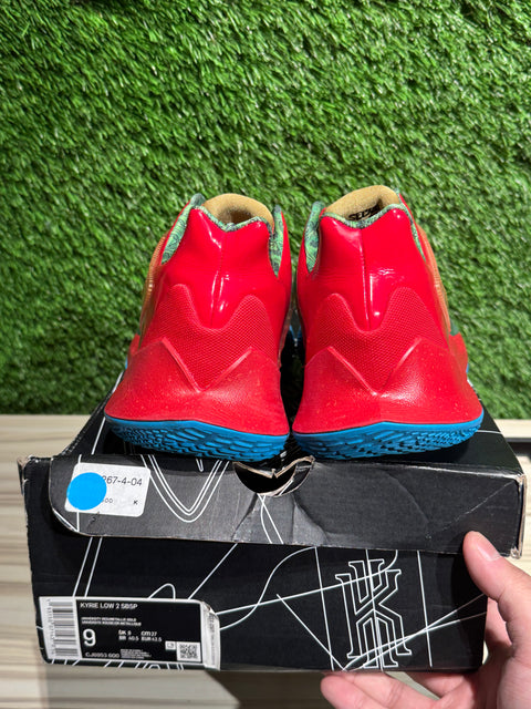 Nike Kyrie 2 Low Spongebob Mr Krabs Sz 9M