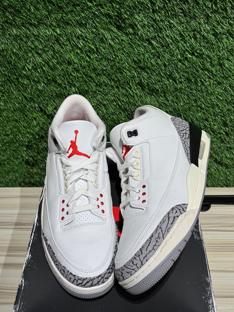 Jordan 3 Retro White Cement Reimagined Sz 13