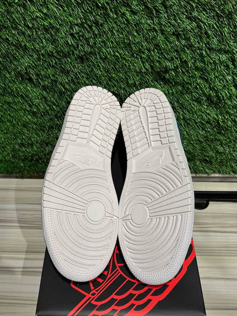 Jordan 1 Centre Court White Blue Sz 8.5M