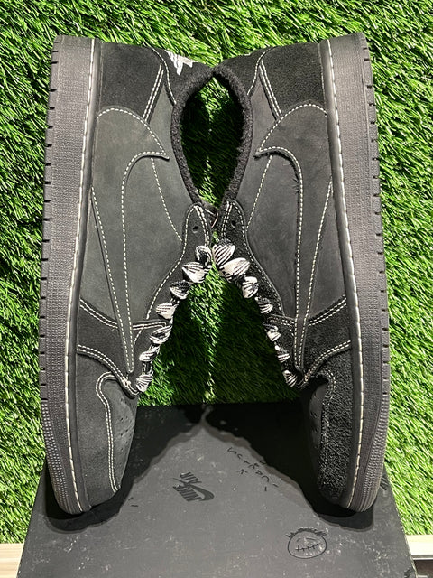 Jordan 1 Retro Low OG SP Travis Scott Black Phantom Sz 11M