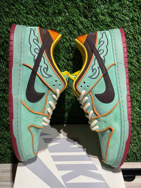 Nike SB Dunk Low Rodeo Tourmaline Sz 10.5M
