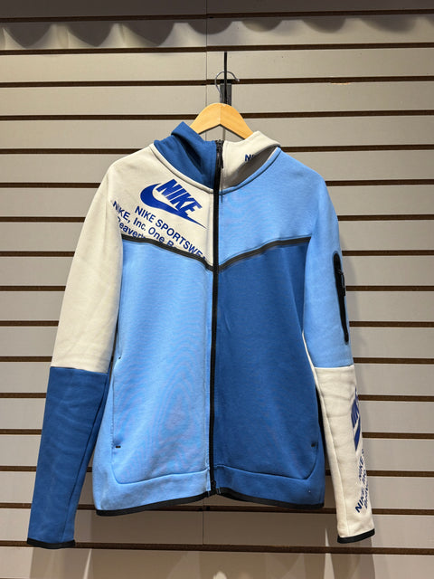 Nike Sportswear Tech Fleece Graphics Full-Zip Hoodie Sz L
