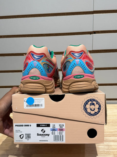 Saucony ProGrid Omni 9 Jae Tips To Do List Tan Sz 11