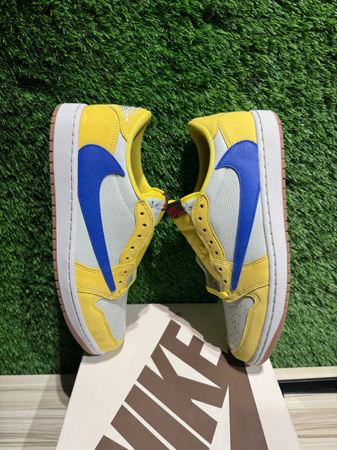 Jordan 1 Retro Low OG SP Travis Scott Canary (Women's) Sz 11.5