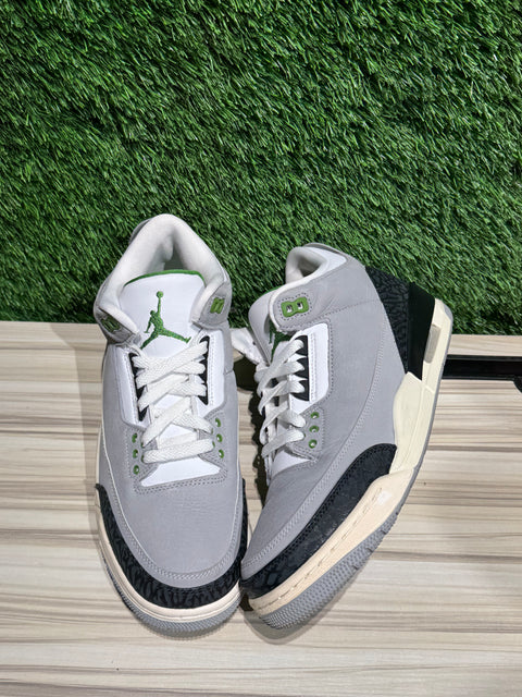 Jordan 3 Retro Chlorophyll Sz 8.5