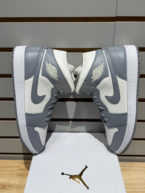 Jordan 1 Mid Stealth (Women's) Sz 10.5M