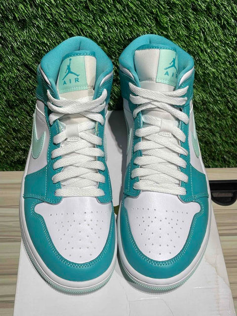 Jordan 1 Mid Washed Teal (Women's) Sz 6.5M/8W.