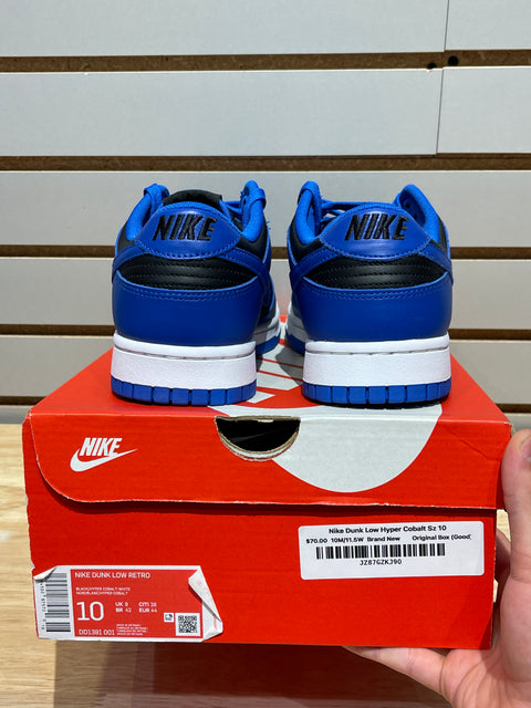 Nike Dunk Low Hyper Cobalt Sz 10