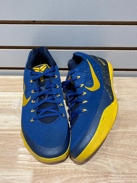 Nike Kobe 9 EM Gym Blue University Gold Sz 12