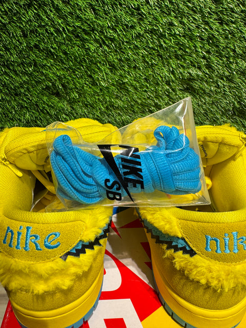 Nike SB Dunk Low Grateful Dead Bears Opti Yellow Sz 8