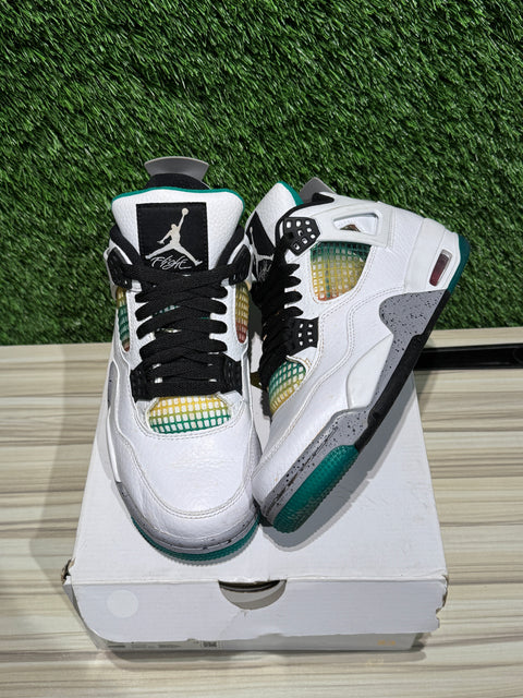 Jordan 4 Retro Lucid Green Rasta (Women's) Sz 6M