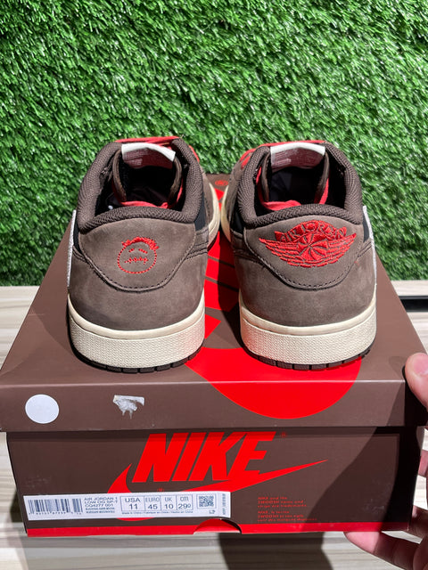 Jordan 1 Retro Low OG SP Travis Scott Mocha Sz 11