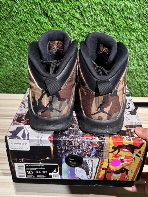 Jordan 10 Retro Woodland Camo Sz 10M