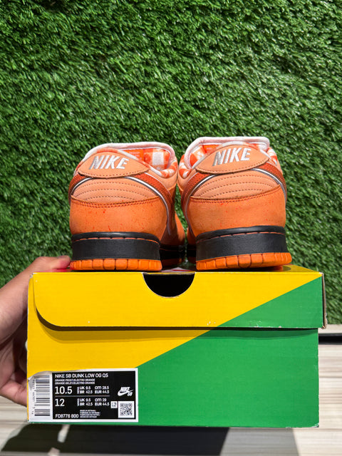 Nike SB Dunk Low Concepts Orange Lobster Sz 10.5