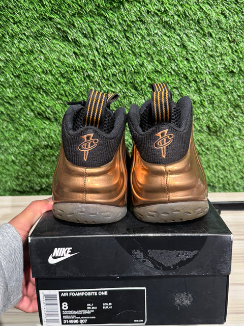 Nike Air Foamposite One Copper (2017) Sz 8M