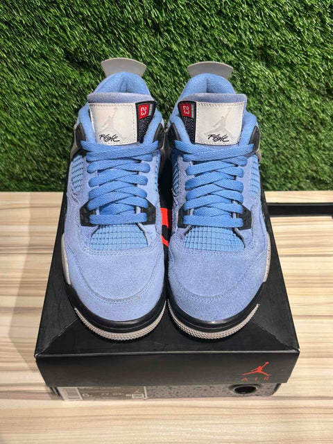Jordan 4 Retro University Blue (GS) Sz 6Y/7.5W