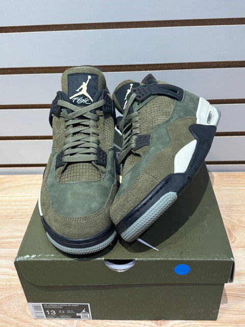 Jordan 4 Retro SE Craft Medium Olive Sz 13M