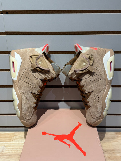 Jordan 6 Retro Travis Scott British Khaki Sz 11