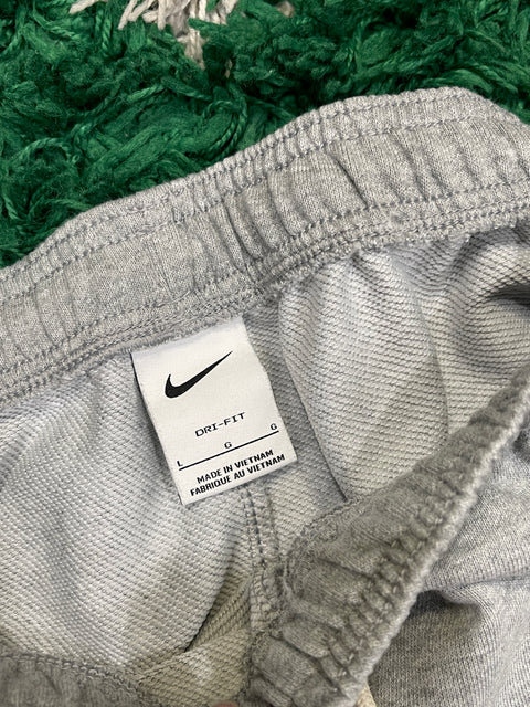 Nike Standard Issue Dri-Fit Jogger Sweatpants Gray Men's Zip Pocket CK6365-063 Sz L