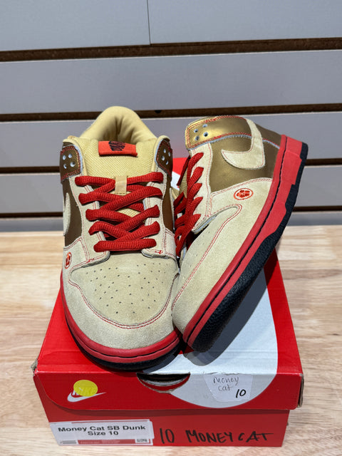 Nike SB Dunk Low Money Cat Sz 10