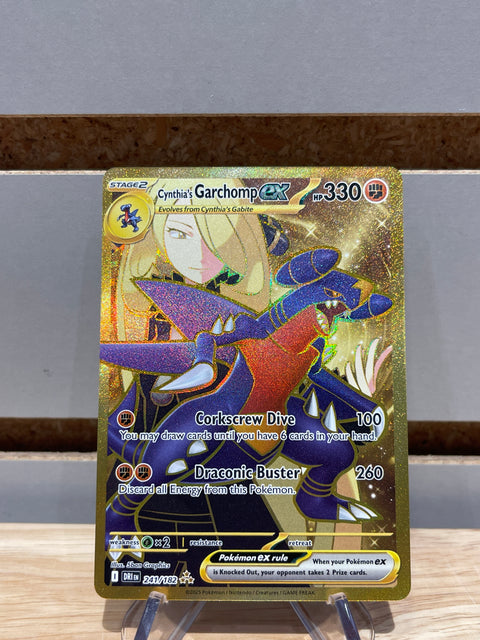 Pokémon Cynthia's Garchomp ex - 241/182 - SV10: Destined Rivals (DRI)
