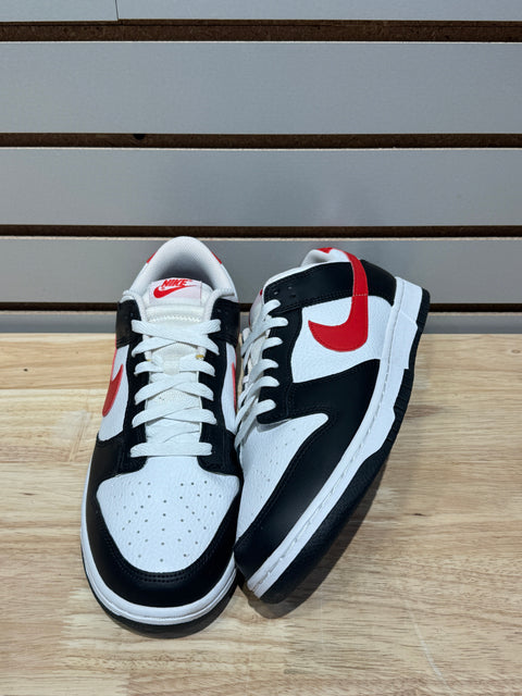Nike Dunk Low Retro Red Swoosh Panda Sz 10