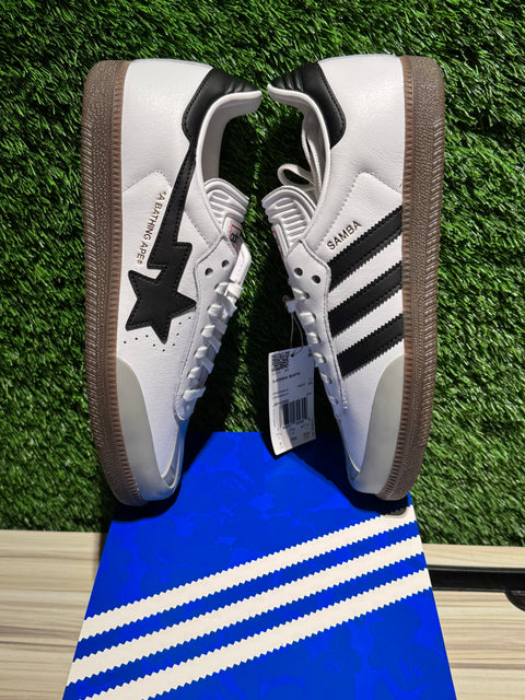 adidas Samba Bape White Black Gum Sz 8M