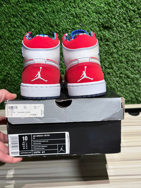 Jordan 1 Retro LS Sport Red Sz 10M