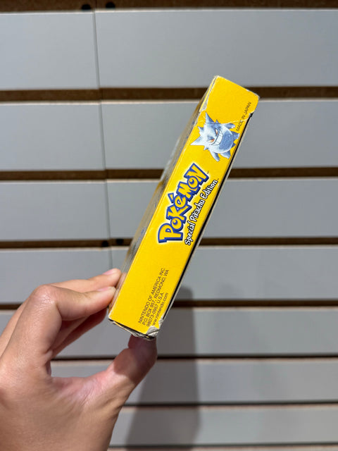 Pokemon Game Boy Yellow Version Special Pikachu Edition 1999