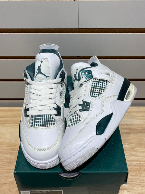 Jordan 4 Retro Oxidized Green (GS) Sz 5Y