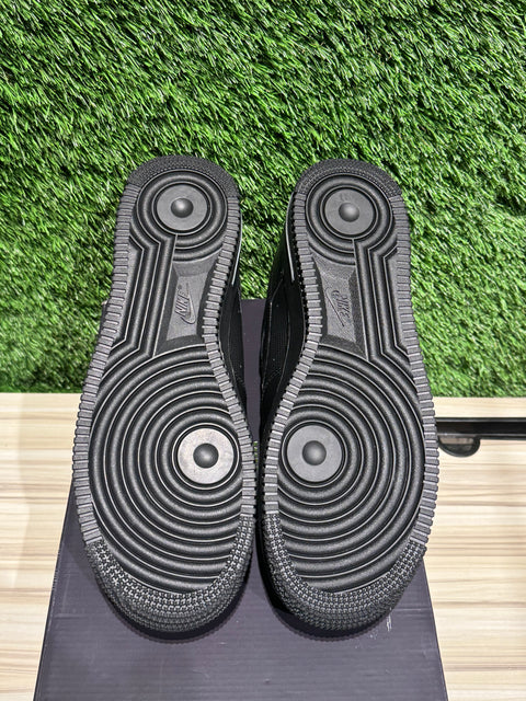 Nike Air Force 1 Low Black Laser Orange Sz 10