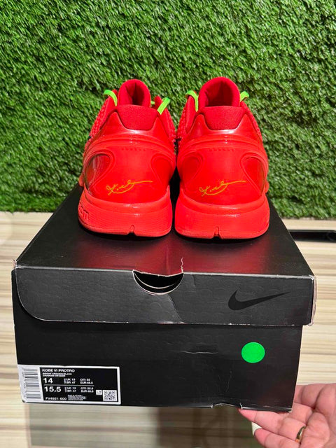 Nike Kobe 6 Protro Reverse Grinch Sz 14M.